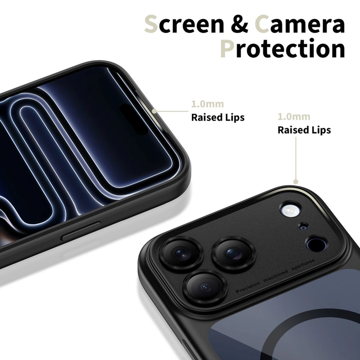 Tech-Protect Magpeak MagSafe CC Apple iPhone 17 Pro Max Black/clear