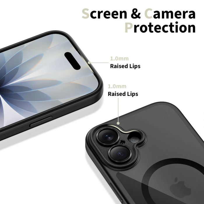 Tech-Protect Magpeak MagSafe CC Apple iPhone 17 Black/clear