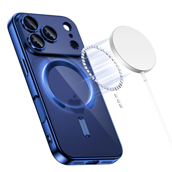 Tech-protect Magflex Magsafe Iphone 17 Pro Shiny Deep Blue