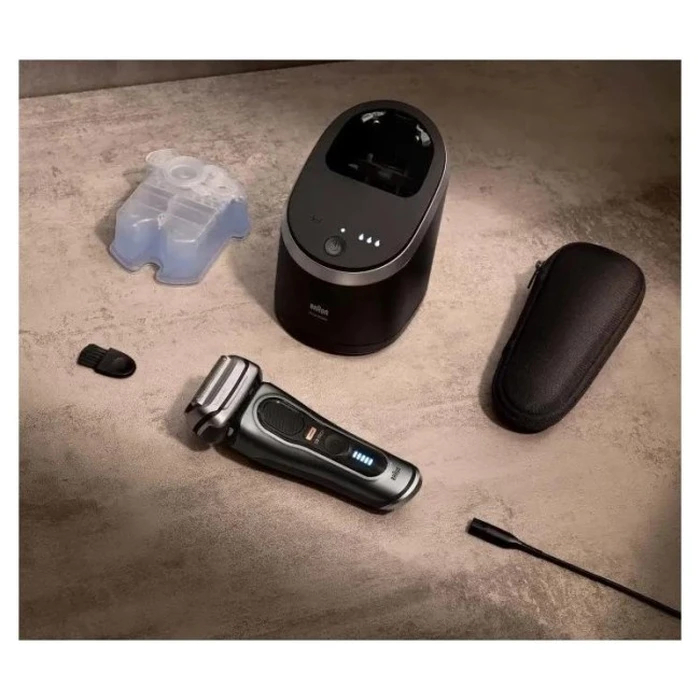 Braun Series 9 Pro+ 9567CC Ηλεκτρική Ξυριστική Μηχανή – Ασημί