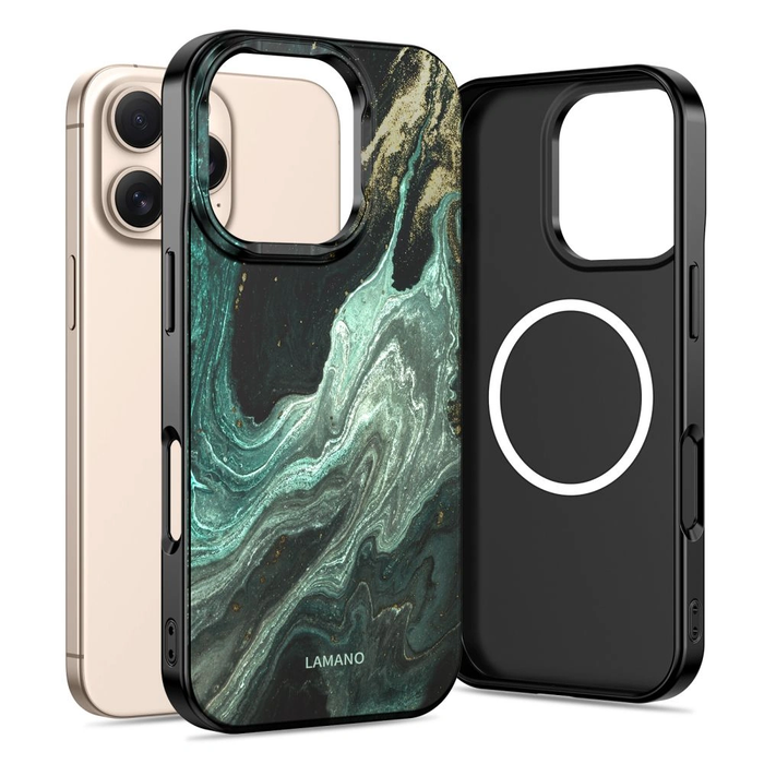 Tech-protect Lamano Magsafe Iphone 16 Pro Max Verde Aura