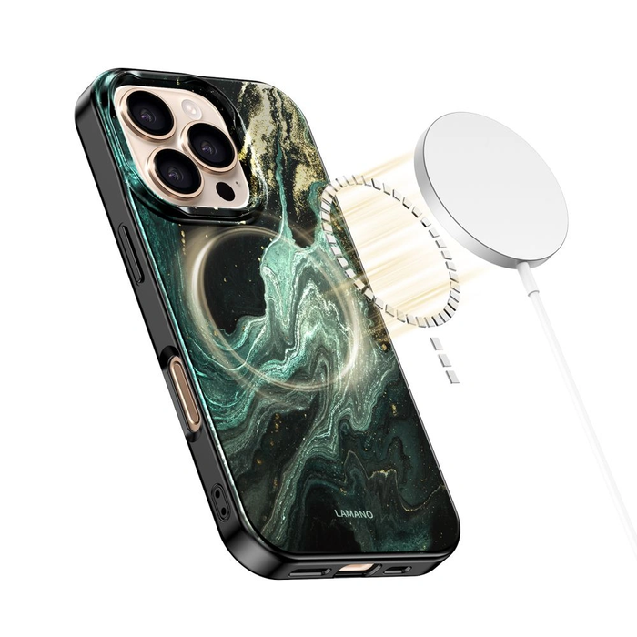 Tech-protect Lamano Magsafe Iphone 16 Pro Max Verde Aura