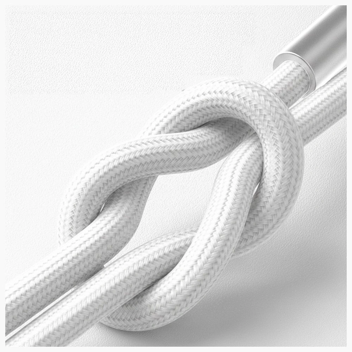 Kabel 3MK Hyper Cable N-SERIES USB-C for Lightning 1m 9V/2A 20W White