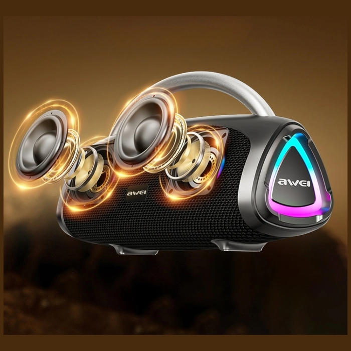 AWEI KA39 100W Bluetooth 5.3 Portable Wireless Speaker black