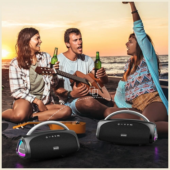 AWEI KA39 100W Bluetooth 5.3 Portable Wireless Speaker black