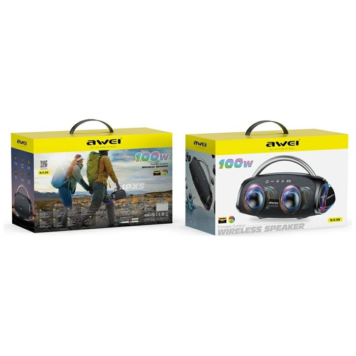 AWEI KA39 100W Bluetooth 5.3 Portable Wireless Speaker black