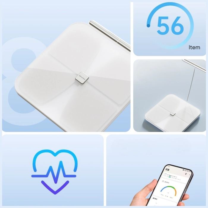 AWEI SS1 Multifunctional Bluetooth 5.0 Body Scale, 500mAh, White