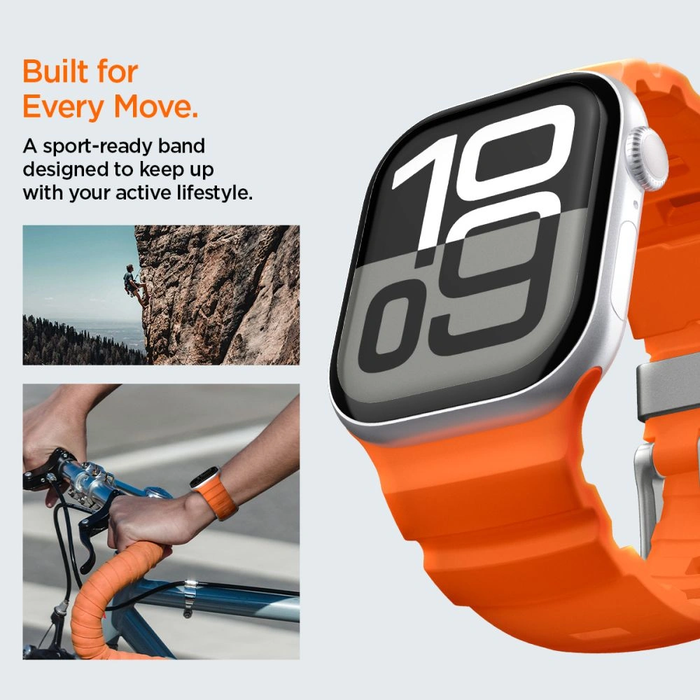 Etui Spigen Wbs2 Band Apple Watch 8 / 9 / 10 / 11 / Se / Ultra (44 / 45 / 46 / 49 Mm) Orange