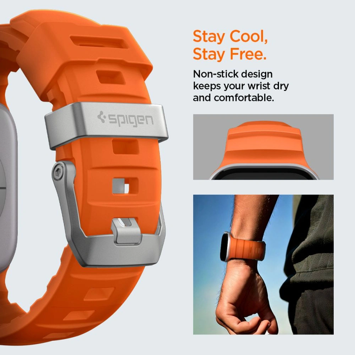 Etui Spigen Wbs2 Band Apple Watch 8 / 9 / 10 / 11 / Se / Ultra (44 / 45 / 46 / 49 Mm) Orange