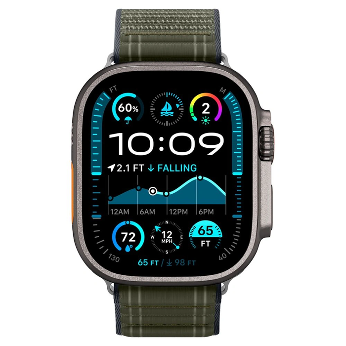 Etui Spigen Wbf0 Band Apple Watch 8 / 9 / 10 / 11 / Se / Ultra (44 / 45 / 46 / 49 Mm) Green
