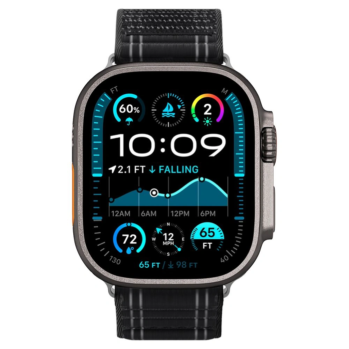 Etui Spigen Wbf0 Band Apple Watch 8 / 9 / 10 / 11 / Se / Ultra (44 / 45 / 46 / 49 Mm) Black