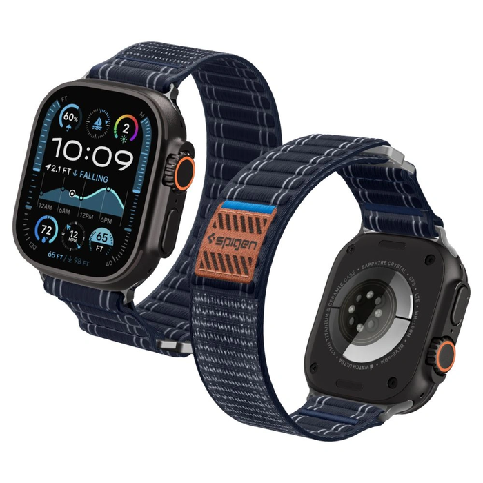 Etui Spigen Wbf0 Band Apple Watch 8 / 9 / 10 / 11 / Se / Ultra (44 / 45 / 46 / 49 Mm) Navy