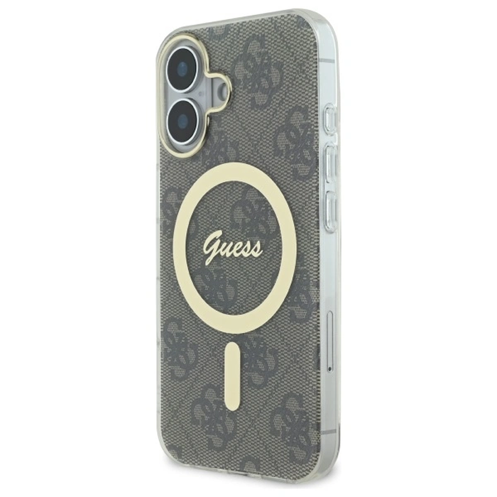 Guess Apple iPhone 16 Plus hardcase IML 4G MagSafe brown