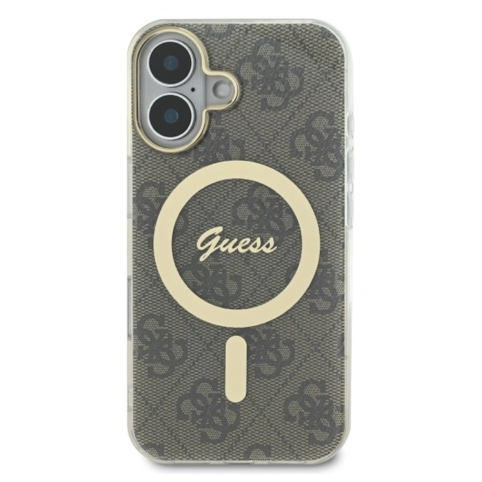 Guess Apple iPhone 16 Plus hardcase IML 4G MagSafe brown