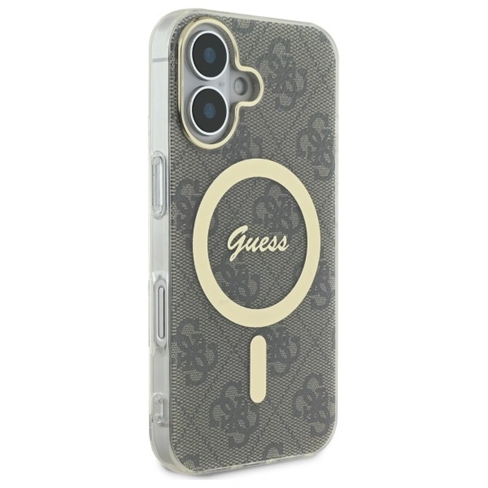Guess Apple iPhone 16 hardcase IML 4G MagSafe brown