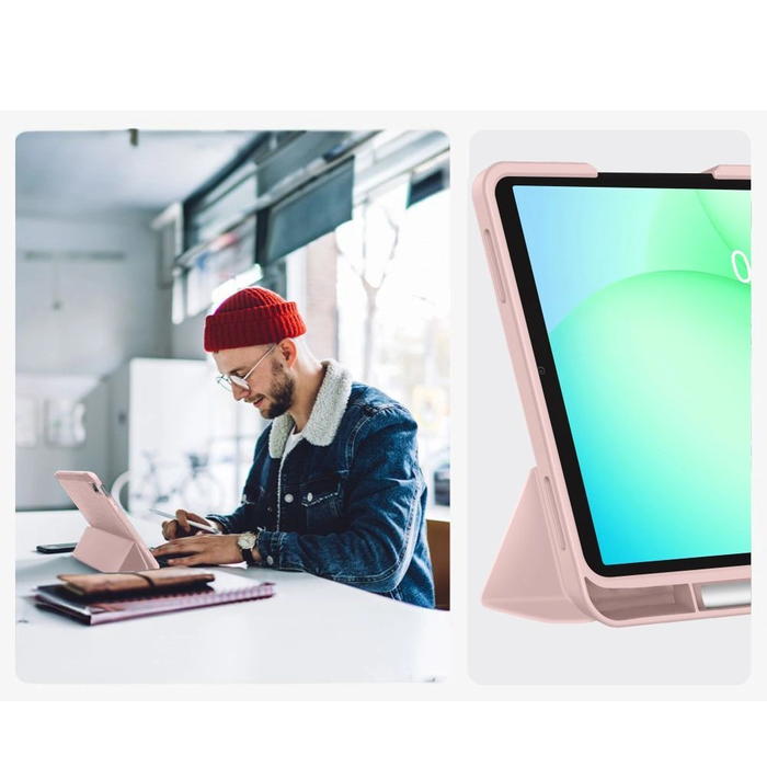 Tech-Protect SmartCase Pen Samsung Galaxy Tab A9 / A11 8.7 X110 / X115 / X133 / X135 Pink
