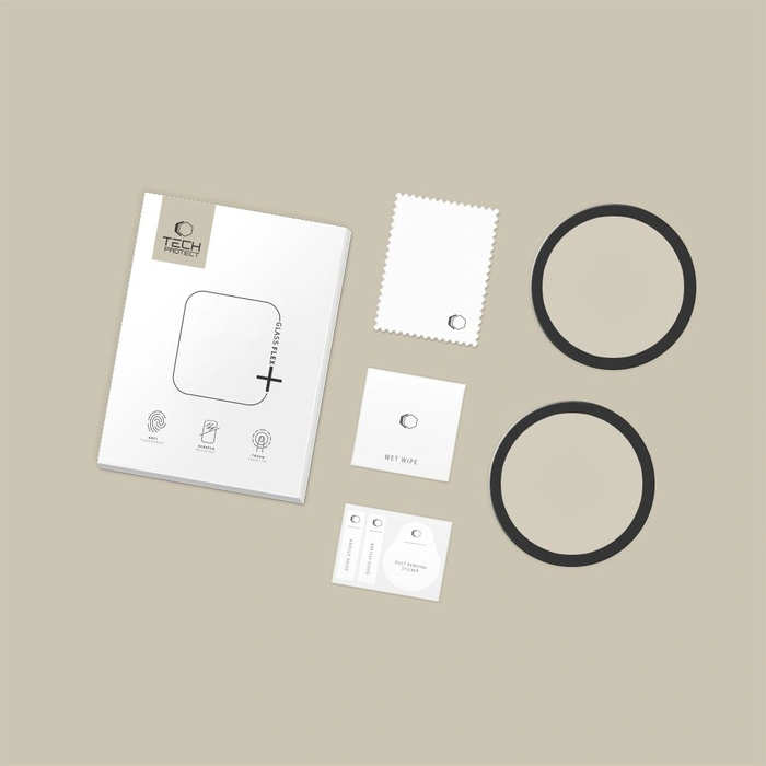 Tech-Protect Glass Flex+ Garmin Venu 4 41mm Black [2 PACK]
