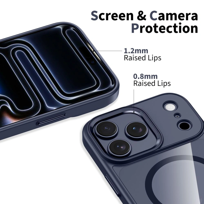 Tech-Protect Magmat MagSafe Apple iPhone 17 Pro Max Deep Blue/clear