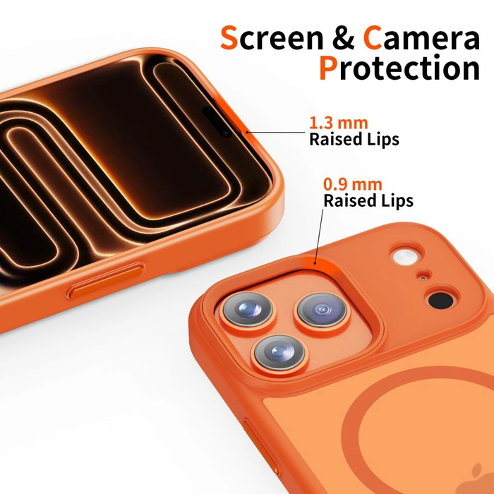 Tech-Protect Magmat MagSafe Apple iPhone 17 Pro Max Matte Cosmic Orange