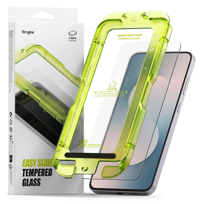 Ringke Easy Slide Samsung Galaxy S25 FE Clear [2 PACK]