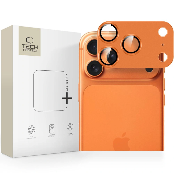 Tech-Protect Camfull Fit+ Apple iPhone 17 Pro Max Cosmic Orange