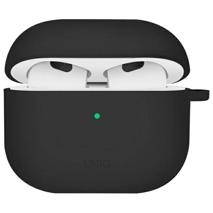 UNIQ Nexo Apple AirPods 4 + Ear Hooks Silicone black