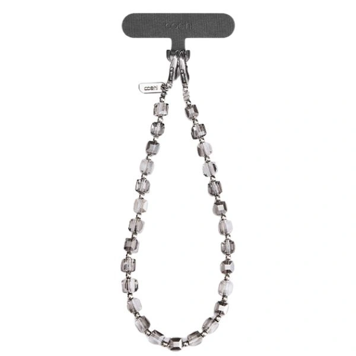 UNIQ Universal Phone Wrist Strap Coehl Candy Gem Handstrap silver
