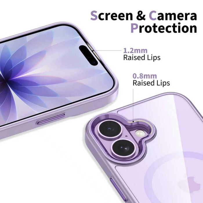 Tech-Protect MagMat MagSafe Apple iPhone 17 Lavender/clear