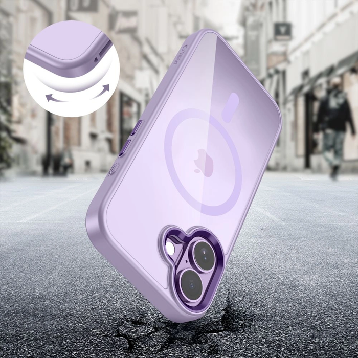 Tech-Protect MagMat MagSafe Apple iPhone 17 Lavender/clear