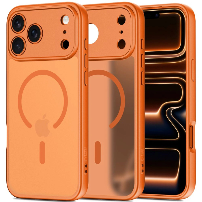 Tech-Protect Basicmag MagSafe Apple iPhone 17 Pro Max Matte Cosmic Orange