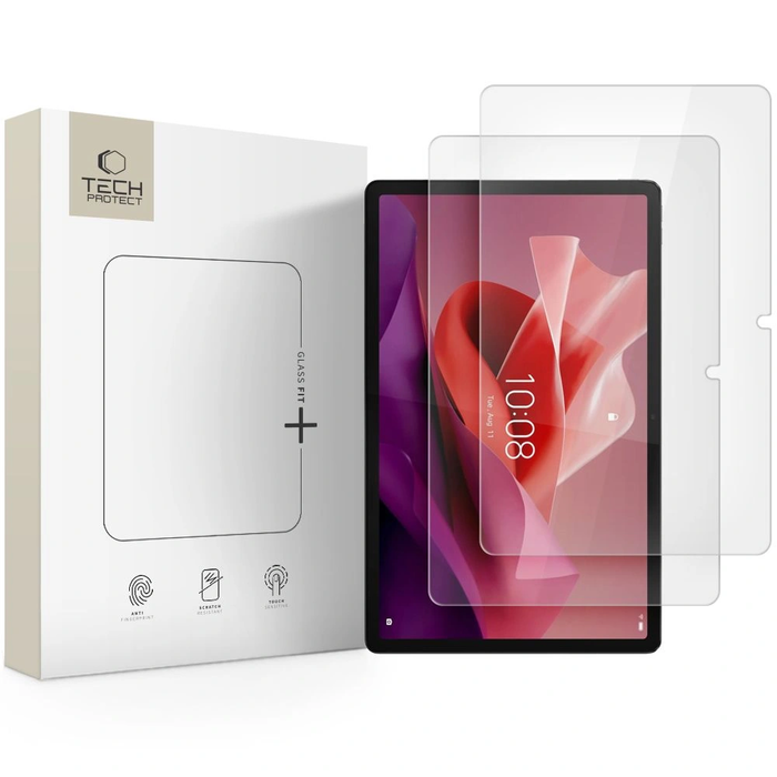 Tech-protect Glass Fit+ Lenovo Tab P12 / Idea Tab Pro / Yoga Tab Plus 12.7 TB-370 / TB-373 / TB-520 Clear [2 PACK]