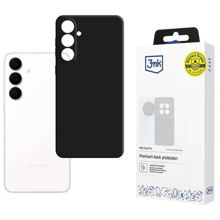 3MK Matt Case Pro Samsung Galaxy S25 FE black