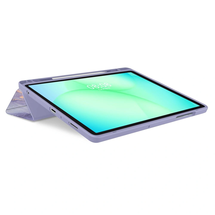 Tech-Protect Smartcase Pen Hybrid Samsung Galaxy Tab A9 / A11 8.7 X110 / X115 / X133 / X135 Violet Marble