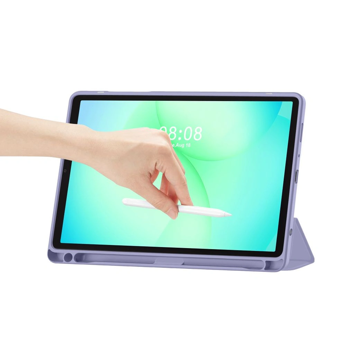 Tech-Protect Smartcase Pen Hybrid Samsung Galaxy Tab A9 / A11 8.7 X110 / X115 / X133 / X135 Violet Marble