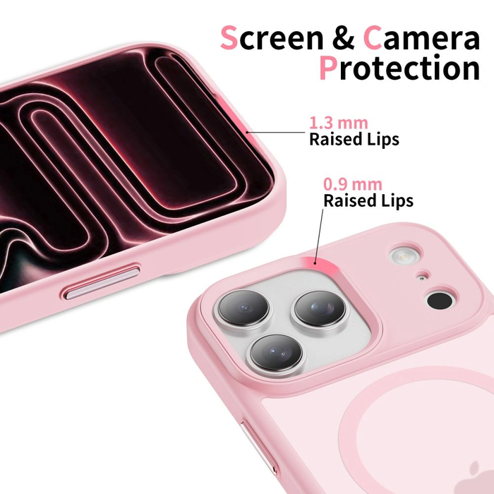 Tech-Protect MagMat MagSafe Apple iPhone 17 Pro Max Matte Pink