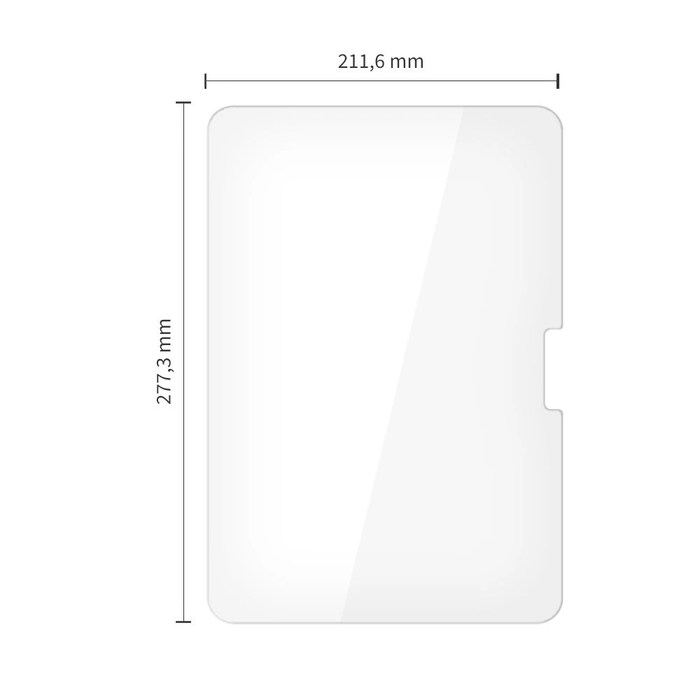 Tech-Protect Glass Fit+ Apple iPad Air 13” 2024/2025 / Pro 13" 2024/2025 Clear [2 PACK]