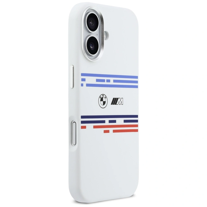 BMW M Silicon Horizontal Line MagSafe Apple iPhone 17 white