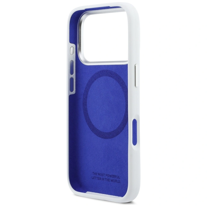 BMW M Silicon Horizontal Line MagSafe Apple iPhone 17 Pro white