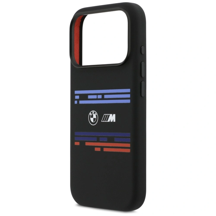 BMW M Silicon Horizontal Line MagSafe Apple iPhone 17 Pro black