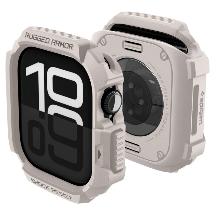 Spigen Rugged Armor V2 Apple Watch 10 / 11 42mm Dune Beige