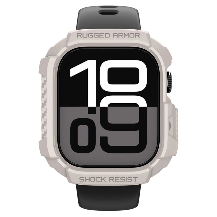 Spigen Rugged Armor V2 Apple Watch 10 / 11 42mm Dune Beige