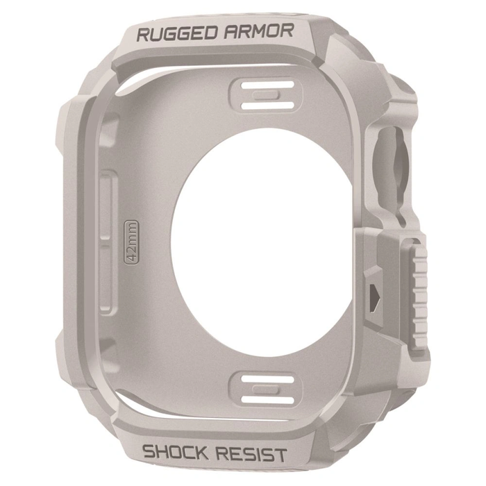 Spigen Rugged Armor V2 Apple Watch 10 / 11 42mm Dune Beige