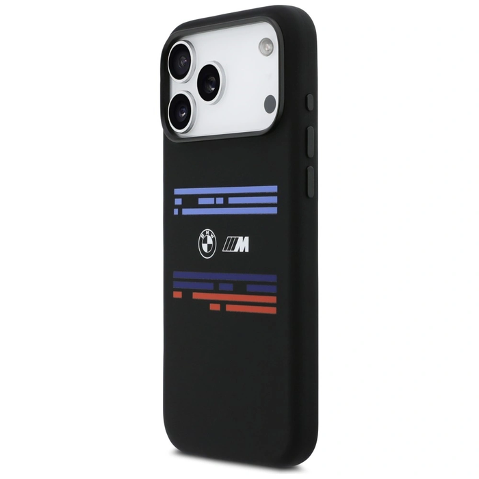 BMW M Silicon Horizontal Line MagSafe Apple iPhone 17 Pro Max black