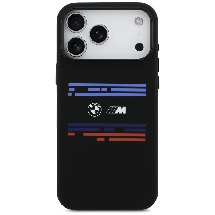 BMW M Silicon Horizontal Line MagSafe Apple iPhone 17 Pro Max black