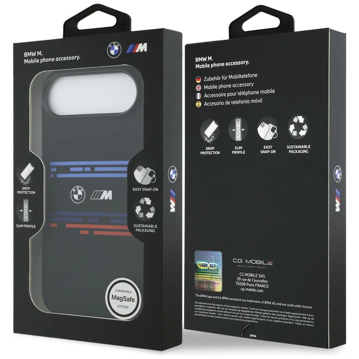 BMW M Silicon Horizontal Line MagSafe Apple iPhone Air black