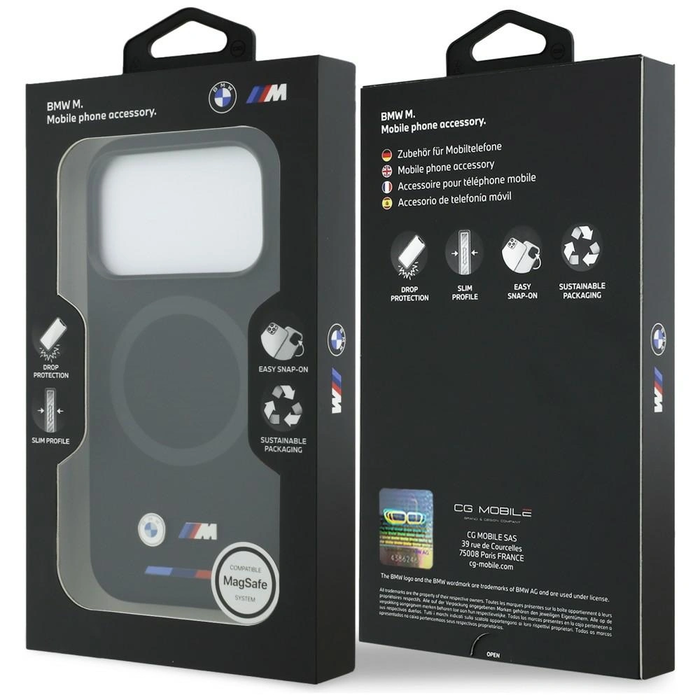 BMW M Silicon Logo MagSafe for Apple iPhone 17 Pro black