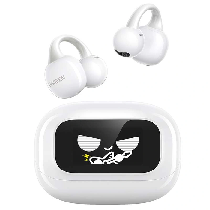UGREEN ClipBuds WS208 Wireless Open-Ear Headphones (White)
