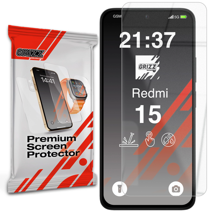 GrizzGlass HybridGlass Xiaomi Redmi 15
