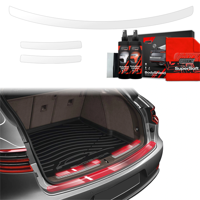 GrizzGlass BodyShield Trunk Sill Protective Film Porsche Macan GTS (2021-2024) [3in1]