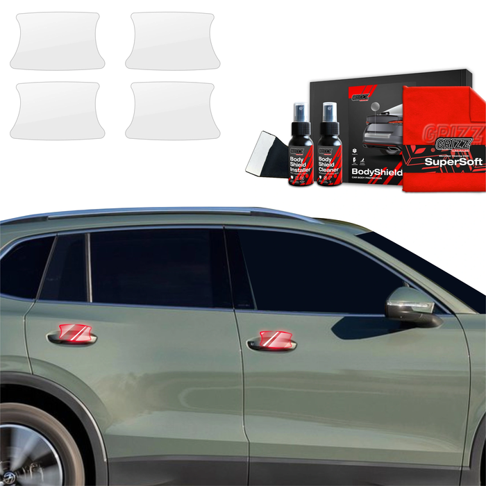 GrizzGlass BodyShield Protective Film For Door Handles Volkswagen VW Tiguan 3 (2024-2025) [4in1]
